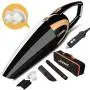 Corded Car Vacuum Cleaner High Power for Quick Car Cleaning, DC 12V Portable Auto Vacuum Cleaner for Car Use Only - Golden Corded Car Vacuum Cleaner High Power for Quick Car Cleaning, DC 12V Portable Auto Vacuum Cleaner for Car Use Only - Golden