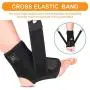 Heated Ankle Support Wraps Breathable Ankle Brace for Running Basketball Ankle Sprain Wrap Men Women, Left Right Foot Brace Heated Ankle Support Wraps Breathable Ankle Brace for Running Basketball Ankle Sprain Wrap Men Women, Left Right Foot Brace