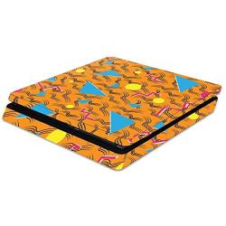 MightySkins Skin Compatible with Sony PS4 Slim Console - 90s Tiger | Protective, Durable, and Unique Vinyl Decal wrap Cover | Easy to Apply, Remove, and Change Styles | Made in The USA