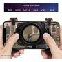 WILIAS - 1pc Mobile Phone Game Fire Button Aim Key Capacitance Conduction Game Trigger for Functional Gaming Accessories