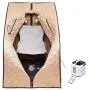 AW 2L Portable Steam Sauna Spa Full Body Sauna Tent Slim Weight Loss Detox Therapy Home with Chair Remote
