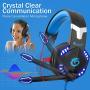 VersionTECH. G2000 Stereo Gaming Headset for PC, Xbox One, PS4, Nintendo Switch, Wired Gaming Chat Headphones with 3D Surround Sound, Noise-Cancellation Microphone，Volume Control & LED Lights