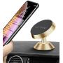 GETIHU Phone Holder for Car, Dashboard Car Phone Mount, Universal Magnetic Cell Phone Car Holder GPS, Compatible with iPhone Xs X 8 7 6s 6 Plus Samsung Galaxy Note 9 S9 Oneplus etc.(Gold)