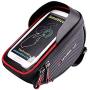Jroyseter Bicycle Mobile Phone Bag with Adjustable Strap Waterproof Touch Screen Bike Handlebar Storage Bag for Smartphone Bicycle Bag Pouch Holder