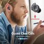 Wireless Earbuds, Mpow M30 in-Ear Bluetooth Headphones, Immersive Bass Sound, IPX8 Waterproof Sport Earphones, Touch Control Bluetooth Earbuds, 25 Hrs w/USB-C Charging Case/Twin&Mono Mode/Mics,Black