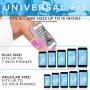 Universal Phone Holder For Running : Phone Armband Sleeve Workout Gear Arm Pouch Case & Bag For Apple iPhone 6 7 7S 8 8S PLUS X XS XR MAX & Galaxy Note 7 8 9 - ALL PLUS SIZED PHONES UP TO 6.4 INCHES