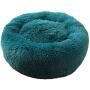 Coolder Soft Plush Round Pet Bed Winter Warm Sleeping Round Fluffy Pet Sofa Comfy Indoor Donut Pet Mat for Dogs Cats