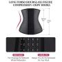 YIANNA Waist Trainer Corset for Weight Loss Latex Colombiana Waist Cincher Slimming Hourglass Body Shaper