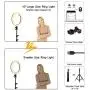Ring Light 10" with Tripod Stand – PregDoc LED Camera Selfie Light Ring for Live Stream, YouTube Video, Makeup, Photography Lighting Compatible with iPhone Android Ring Light 10" with Tripod Stand – PregDoc LED Camera Selfie Light Ring for Live Stream, YouTube Video, Makeup, Photography Lighting Compatible with iPhone Android