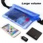 Yigou Waterproof Pouch Bag 2 Pack with Wist Strap Universal Dry Bag Case Prefect to Keep Your Phone Dry and Safe Idear for Boating Swimming Snorkeling Kayaking Beach Water Parks Fishing