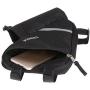 MOOCY Ultralight Reflective Bicycle Triangle Frame Bike Bag with Water Bottle Pouch -Black