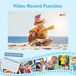 Kids Camera for Boys and Girls, Digital Dual Camera 2.0 Inches Screen 20.0MP 1080P Video Camcorder Anti-Drop Children Cartoon Selfie Camera Toys for Gift - 32GB Memory Card Included