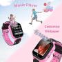Kids Smart Watch for Boys Girls - Kids Smartwatch Phone with Calls 7 Games Music Player Camera Alarm Clock Calculator SOS Calendar Touch Screen Children’s Smart Watch for Kids Birthday Gifts(Pink)