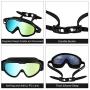 Spinosaurus Swim Goggles, Swimming Goggles-Fashionable Anti UV Wide Frame Swim Goggles with Comfortable Water Proof Seal & Easy Adjustable Anti Fog for Adult Men & Women Youth
