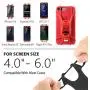 Bone Universal Bike Phone Mount, Bicycle Handlebar Stroller Cell Phone Holder for iPhone 8 7 6s Plus 5 SE Samsung Galaxy S8 S7 Note 6, 4 to 6 Inch Smartphone, Bike Tie Series - Black