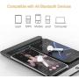 Upgraded Bluetooth Headphones, Bluetooth 5.0 True Wireless Earbuds HiFi Stereo Sound, Earphones with Touch-Control Auto-Pairing, Built-in MIC and Charging Case, 12H Playtime (TWS Mode)