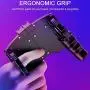 RONSHIN Wireless Controller,K21 PUGB Helper 4 Finger Linkage Game Handle Peace Elite Fast Shooting Button Controller for PUBG Trigger Joystick Gamepad for iOS Android Phone Gifts for Boys