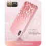 i-Blason Cosmo Full-Body Bling Glitter Sparkle Clear Bumper Case Built-in Screen Protector for iPhone Xs Max 2018 Release, Pink, 6.5"