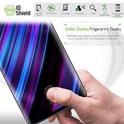 IQ Shield Screen Protector Compatible with Galaxy S10 Plus (S10+ 6.4 inch)(2-Pack)(Case Friendly) Anti-Bubble Clear Film (NOT Compatible with Verizon S10 5G 6.7)(Works with Fingerprint ID)
