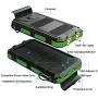 Solar Charger 20000mAh, BENFISS Ultra-Portable Durable Solar Power Bank with 2 USB Output 2 LED Flashlight and Compass, Waterproof Solar Cell Phone Charger for Outdoor Activities/Emergency (Green)