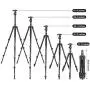 UBeesize 61.4-inch Camera Tripod, 12kg/26.4lb Load Aluminum Travel Tripod Stand, Compact and Lightweight Video Tripod for DSLR Cameras, Projectors, Camcorders, Canon and Nikon, Black UBeesize 61.4-inch Camera Tripod, 12kg/26.4lb Load Aluminum Travel Tripod Stand, Compact and Lightweight Video Tripod for DSLR Cameras, Projectors, Camcorders, Canon and Nikon, Black