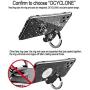 OCYCLONE iPhone 11 Pro Max Case, Cute Glitter Sparkle Bling Diamond Rhinestone Bumper with Ring Kickstand Women Girls Soft Protective Phone Case for iPhone 11 Pro Max [6.5 inch] 2019 - Black
