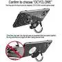 OCYCLONE iPhone 11 Pro Max Case, Cute Glitter Sparkle Bling Diamond Rhinestone Bumper with Ring Kickstand Women Girls Soft Protective Phone Case for iPhone 11 Pro Max [6.5 inch] 2019 - Black