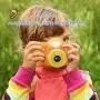 Kids Camera for Boys Girls Gifts with 16GB TF Card, 12MP Selfie 1080P HD Digital Video Camcorder Camera for Children Age 3-12 Shockproof Soft Silicone Mini Child Cameras with Flash (Yellow)