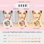 TARION 11" Selfie Ring Light with Stand + Phone Holder Foldable Beauty Ring Light Mini Led Light for Live Stream Video Photography Videography Conference Desk Led Lighting Adjustable Brightness White