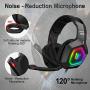 RGB LED Gaming Headset PS4 Headset Gamer Headset for Xbox one Headset Gaming Headphone with Surround Sound Noise Canceling Microphone