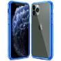 Mkeke Compatible with iPhone 11 Pro Case, Clear Anti-Scratch Shockproof Cases Cover for iPhone 11 Pro 5.8 inch-Blue