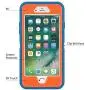 iPhone 6/6S Case Shockproof High Impact Tough Rubber Rugged Hybrid Case Silicone Triple Protective Anti-Shock Shatter-Resistant Mobile Phone Case for iPhone 6/6S 4.7"(Blue-Orange) iPhone 6/6S Case Shockproof High Impact Tough Rubber Rugged Hybrid Case Silicone Triple Protective Anti-Shock Shatter-Resistant Mobile Phone Case for iPhone 6/6S 4.7"(Blue-Orange)