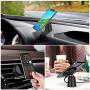 360° Rotation Car Qi Wireless Charger, Magnetic Car Charger, Car Vent Cell Phone Holder, Compatible with iPhone 11 Pro Max, Xs, Xr, X, 8/8 Plus, Samsung S7/S8+/Note 7and More