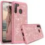 Cbus Wireless Sparkling Glitter Bling Phone Case Compatible with Samsung Galaxy A21 (Pink Rose Gold) Cbus Wireless Sparkling Glitter Bling Phone Case Compatible with Samsung Galaxy A21 (Pink Rose Gold)