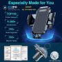 VANMASS Car Phone Mount,360°Rotation Universal Smartphone Car Air Vent Holder Cradle Hands Free Compatible with iPhone 11/11 Pro/11 Pro Max/8 Plus/8/X/XR/XS/SE Samsung Galaxy S20/S10/S9/S8/Note 10