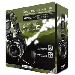 dreamGEAR Universal Elite Amplified, Wired Stereo Gaming Headset for PS4, Xbox One, PS3, Xbox 360, Wii, WiiU, and Even PC