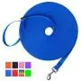 Hi Kiss Dog/Puppy Obedience Recall Training Agility Lead - 15ft 20ft 30ft 50ft 100ft Training Leash - Great for Training, Play, Camping, or Backyard Hi Kiss Dog/Puppy Obedience Recall Training Agility Lead - 15ft 20ft 30ft 50ft 100ft Training Leash - Great for Training, Play, Camping, or Backyard
