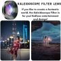 SHUTTERMOON PRO Camera Lenses UNIVERSAL Attachments 20XMacro Lens+Kaleidoscope Lens+Star Filter Lens for iPHONE/SMARTPHONE/ANDROID/SAMSUNG/PIXEL/OnePlus Camera Phone Best HDLenses for Phone (PRO3 IN1)