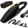 Car Vacuum, JINPUS High Power DC 12V 5000PA Stronger Suction Car Vacuum Cleaner, Corded Portable Handheld Car Vacuum Cleaner with 16.4Ft Power Cord (Black2) Car Vacuum, JINPUS High Power DC 12V 5000PA Stronger Suction Car Vacuum Cleaner, Corded Portable Handheld Car Vacuum Cleaner with 16.4Ft Power Cord (Black2)