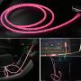 YICHUMY LED Flowing USB Charger Cable Magnetic 3 in 1 USB Charging Cable Light UP Micro USB/USB Type C Cable Multi Charging Cord Compatible Universal USB Charging Cable with Most Cell Phones (Pink)