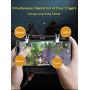 SONGVEN Mobile Game Controller with 4000mAh Power Bank Cooling Fan for 4.7-6.5" iOS Android Phone Gaming Grip Gamepad Joysticks (4000 mAh)