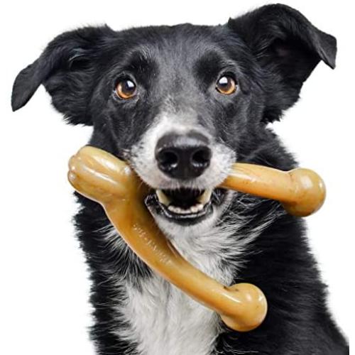 Pet Qwerks Wish BarkBone - For Aggressive Chewers| Made in USA