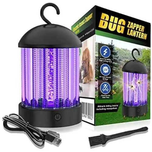 OKK Portable Electronic Indoor Insect Killer, Powerful Bug Zapper with 10 Hours Working Time and Mosquito Killer Safety 3-in-1 Light 360 Degree Outdoor Mosquito Trap for Home, Garden, Camping,Fishing OKK Portable Electronic Indoor Insect Killer, Powerful Bug Zapper with 10 Hours Working Time and Mosquito Killer Safety 3-in-1 Light 360 Degree Outdoor Mosquito Trap for Home, Garden, Camping,Fishing