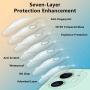 [ 2 Pack] UniqueMe Camera Lens Protector for iPhone 11 Tempered Glass, [New Version] Add Cameras Flash Circle
