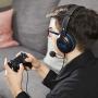 HyperX Cloud Chat Headset – Official Playstation Licensed for PS4, Clear Voice Chat, 40mm Driver, Noise-Cancellation Microphone, Pop Filter, in-Line Audio Controls, Lightweight, Reversible
