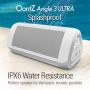 OontZ Angle 3 Ultra Portable Bluetooth Speaker, 14 Watts, Bigger Bass, Hi-Quality Sound, 100 Foot Wireless Range, Play Two Speakers Together, IPX6, Bluetooth Speakers by Cambridge SoundWorks (White)