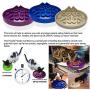 Simply Pets Online Slow Feed Cat Bowl - Large Puzzle Feeder for Cats and Small Dogs - Slow Down Eating - Eco-Friendly Bamboo Fibre - Designed by Veterinarians (Blue, Purple, Ivory)