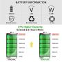 Battery for iPhone 6S Plus 3500mAh High Capacity iPhone 6S Plus Battery Replacement, Professional Complete Tool Kits with Two Adhesive Strips and User Manual 0 Cycle Upgraded (for iPhone 6S Plus Only)
