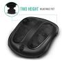 Nekteck Foot Massager with Heat, Shiatsu Heated Elecric Keading Foot Massager Machine for Planter Fasciitis, Built in Infrared Heat Function and Power Cord