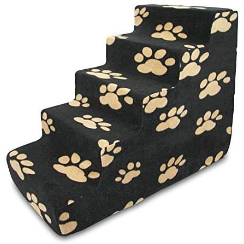 USA Made Pet Steps/Stairs with CertiPUR-US Certified Foam for Dogs & Cats by Best Pet Supplies